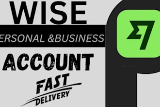 create personal wise account and ltd business wise account
