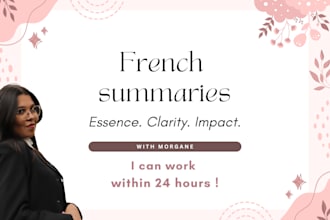 craft captivating summaries for your book in french