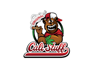 design beautiful custom cannabis, smoking logo