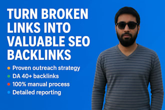 find and fix broken links to get you high authority backlinks proven outreach