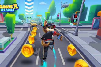 develop and design an endless runner unity 3d game