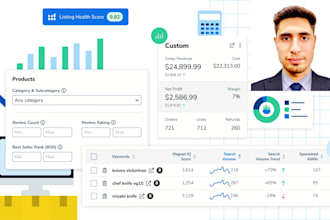 do amazon fba product listing seller central account