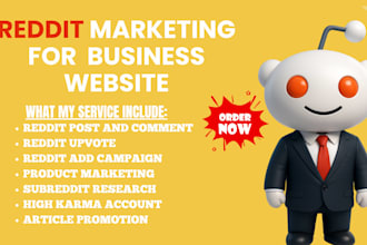 promote business website saas ai app crypto blog link ecommerce manage reddit