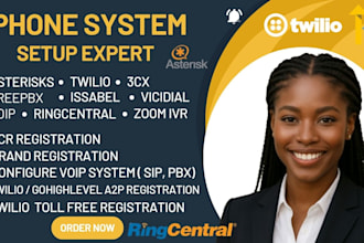 setup ringcentral IVR tcr zoom IVR 3cx voip sip trunk twilio zoom phone system