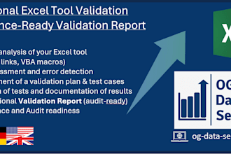 professional excel tool validation
