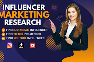 find best instagram, tiktok and youtube influencer list for influencer marketing