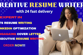 modern resume writer and ats friendly, linkedin optimization and cover letters