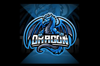 create creative and good looking dragon logo design