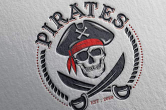 design gorgeous pirates logo