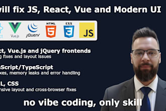 fix react, vue and modern UI