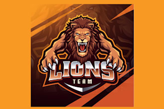 create graceful and fantastic lion logo design