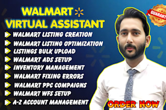 create and optimize walmart listings, walmart seo, wfs and fix walmart errors