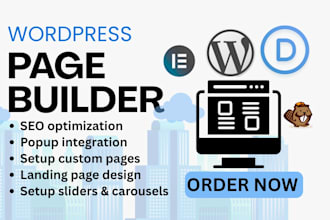 setup wordpress page builder elementor pro divi beaver builder brizy seedprod