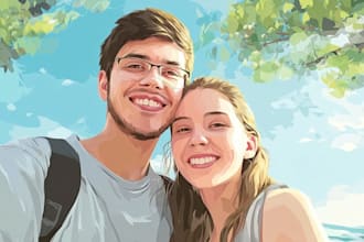 do a vector portrait for you