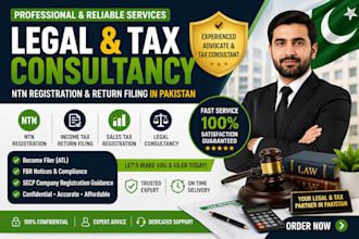 handle tax filing and legal services in pakistan