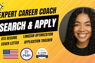 create your resume, apply to jobs, and track applications