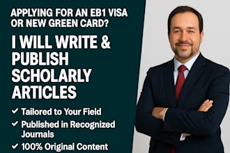 write and publish media articles and press releases for eb1 eb2 niw green card