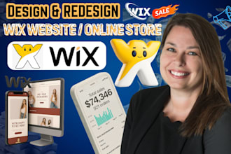 build wix website design, wix online store, design and redesign wix website