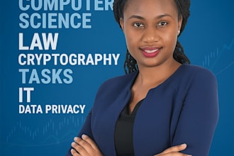 do cyber security projects case study, computer science, law, cryptography tasks