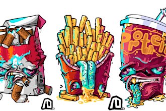 draw any character illustration