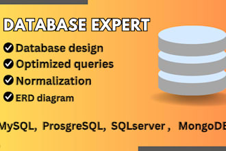 design database , queries in mysql, prosgresql , mongodb