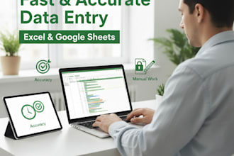 do manual data entry from PDF, scanned documents and images