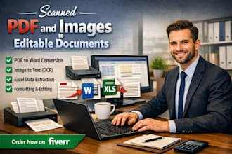 convert scanned PDF and images to editable documents