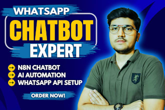 create a whatsapp chatbot, whatsapp bot and whatsapp automation using n8n