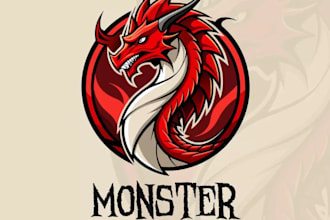 design a custom gaming mascot logo