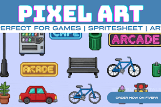 create custom pixel art spritesheets for any theme