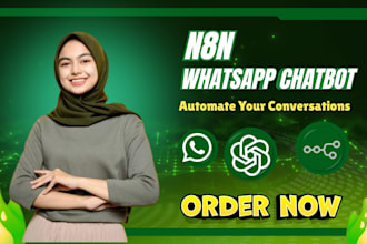 create advance whatsapp ai chatbot with n8n workflow automation