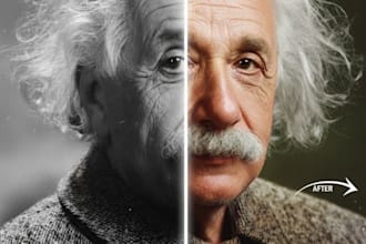 provide ai photo colorization and upscaling