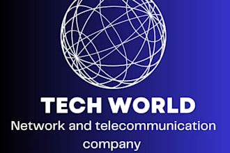 design a high quality tech logo for your brand