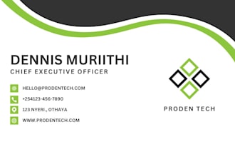 do professional business card design