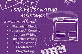 proofread, grammar check ,rewrite , edit ,check plagiarism