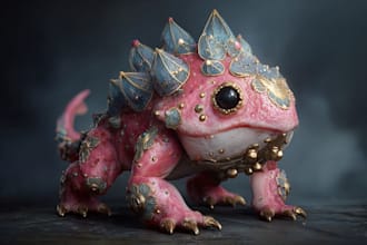 draw a unique fantasy creature for you