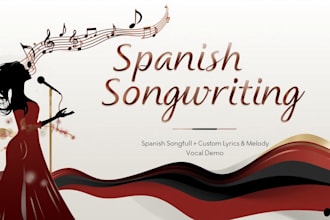 sing and compose original spanish songs for your love birthday