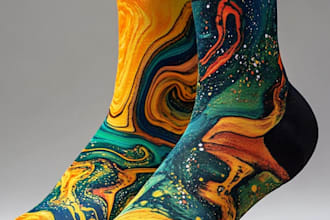 design a unique socks design for your brand