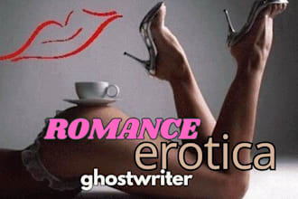 ghostwrite or rewrite romance fiction, erotic, bdsm stories