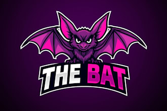 make high quality bat logo for you with new concept