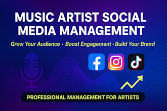 do professional music artist social media management for growth and engagement