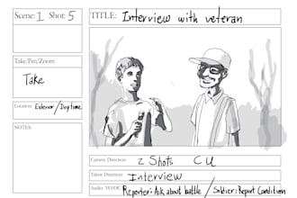 create a quick storyboard