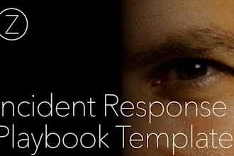 create a professional incident response playbook template for your organization