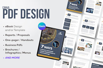 design pdfs in canva or lead magnets and fillable pdfs