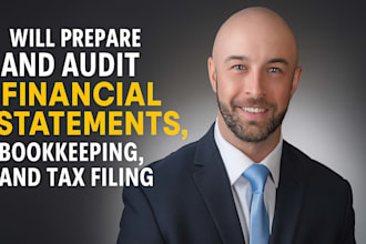 do CPA audit, financial statements, bookkeeping, and tax filing