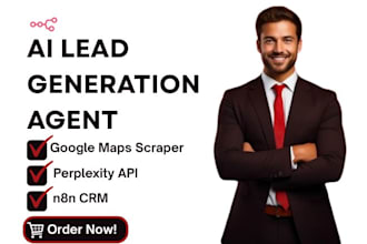 build ai lead generation automation, google maps scraper, perplexity sonar api