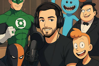 a professional latin american spanish voice over or dubbing
