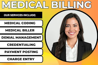 do medical billing, credentialing, rcm services, payment posting, and coding