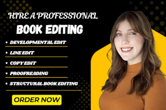 line edit and developmental edit your manuscript