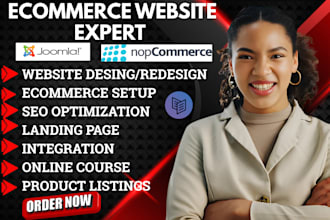 design nopcommerce joomla website redesign vending machine carrd website podia